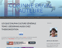 Tablet Screenshot of corinne-duval.fr